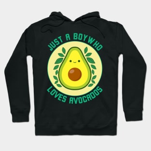 Just a boy who loves avocados, funny avocado Hoodie